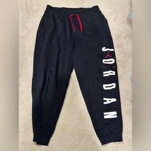 Jordan Black Joggers Size: M